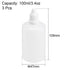 uxcell Plastic Dropper Bottle, 100ml/3.4oz, Small Mouth Empty Squeezable Liquid Dropper Bottle (3pcs)