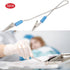 5Pcs Dental Lab Bib Clip, Stainless Steel Napkin Holder for Clamping Disposable Cordless Dental Bib, Blue