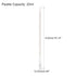 PATIKIL Graduated Dropper Pipettes, 1 Pcs 25ml Reusable Borosilicate Glass Pipette for Transfer Liquid for Laboratory, Chemistry, Clear