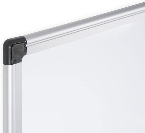 MasterVision Whiteboard Maya Magnetic Dry Erase Board, 18" x 24" with Tray and Aluminum Frame