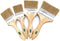Professional Chip Paint Brush Set, Household Paint Brush, 4 Pieces (2 inches, 2.5 inches, 3 inches, 4 inches)