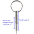 2 Pcs Quick Release Pin with Drop Cam & Spring - Diameter 1/4"(6.3mm), Usable Length 1.3"(33mm), Full 316 Stainless