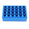 1 Pcs Aluminum Cooler Cooling Block PCR Test Tube Racks, 24-Well for 1.5ml/2ml Tubes, 36-Well for 0.2ml PCR Tubes