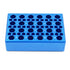 1 Pcs Aluminum Cooler Cooling Block PCR Test Tube Racks, 24-Well for 1.5ml/2ml Tubes, 36-Well for 0.2ml PCR Tubes