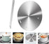 1Pc Cabilock Stainless Steel Heat Induction Cooker Thermal Guide Plate Easy to Clean Cookware Protection for Food