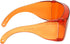 Calabria 3000 Orange Fitover Safety Glasses for Teeth Whitening LED Light Protection, Anti Scratch Fog