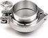 ZGHQHCDRH 304 Set Dairy(57mmx77.5) Stainless Steel Sanitary Tri Clamp Weld Ferrule with Silicon Gasket - Heavy Duty
