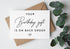 BurkeDesign Your Birthday Gift Is On Back Order Card - Pregnancy Announcement - We're Pregnant Card - Baby Reveal