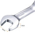 uxcell 18mm Stubby Ratcheting Combination Wrench, Metric 72 Teeth 12 Point Box Ended Tools