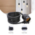 BUBYVV E26 6.6 Ft Light Socket Extender, with Plug and ON/Off Switch, Extension Cord for Pendant Lights, Outdoor String
