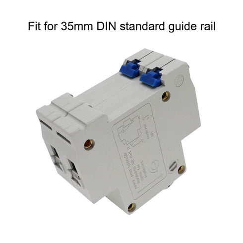 Miniature Circuit Breaker Low-Voltage DZ47-63 2 Pole 20A 400V DIN Rail Mount C20