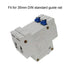 Miniature Circuit Breaker Low-Voltage DZ47-63 2 Pole 20A 400V DIN Rail Mount C20