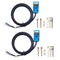 SN04-P PNP NO Inductive Proximity Sensor Normally Open Detection Switch with SN Bracket (Blue, 2 Pack)