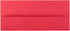 JAM PAPER #10 Business Colored Envelopes - Red Recycled, 100/Pack, 4 1/8 x 9 1/2