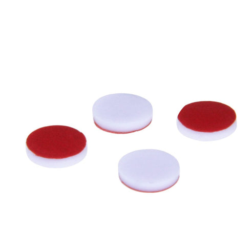 HPLC LC 8-425 Screw Thread Vial Caps, 8 mm, PTFE/Silicone Septa, Black, 100 pcs/pk Polypropylene