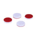 HPLC LC 8-425 Screw Thread Vial Caps, 8 mm, PTFE/Silicone Septa, Black, 100 pcs/pk Polypropylene
