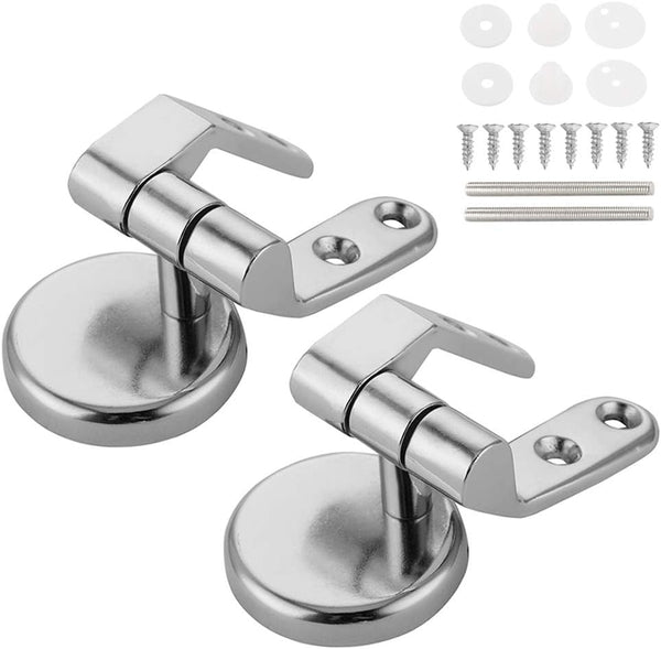 Fizocosisto Stainless Steel Toilet Seat Hinge Replacement Parts Mountings Adjustable Toilet Seat Bolts