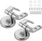Fizocosisto Stainless Steel Toilet Seat Hinge Replacement Parts Mountings Adjustable Toilet Seat Bolts