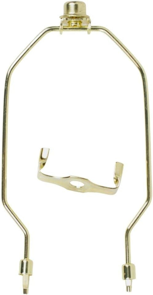 La103 9 in. Lamp Harp Brass by Atron