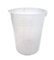 Maryland Plastics L-1270 Graduated Polypropylene Disposable Beaker, 600 mL, Pack of 25
