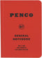HIGHTIDE Hi Tide CN158 Notebook, B7 Square, Red Penko