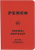 HIGHTIDE Hi Tide CN158 Notebook, B7 Square, Red Penko