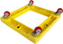 50698 300LBS 16"x16" Maxworks Square Furniture Dolly Moving Cart Appliance Roller, Yellow, Capacity