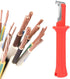 Jadeshay Electrical Cable Stripper Tool, Insulated Wire Dismantling Knife with Ergonomic Handle and Safety Cap