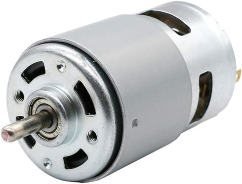 Micro DC 12V-24V 10000RPM 775 Motor, High Power Low Noise Brushed DC Motor Driver for Electrical Tools
