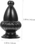 2pcs DOITOOL Chic Lamp Shade Finial Knobs Decorative Caps for Table and Floor Lamps Decor for Living Room and Bedroom