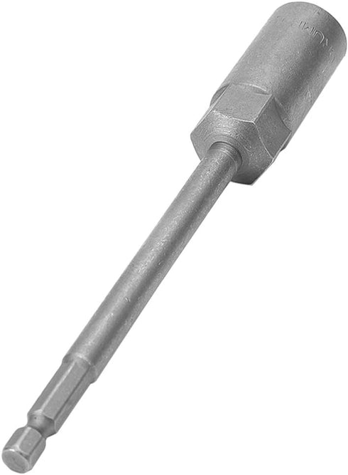 Utoolmart 1/4" Quick-Change Hex Shank Nut Setter Driver Drill Bit, 150mm Length, Metric No-magnetic, 1 Pcs