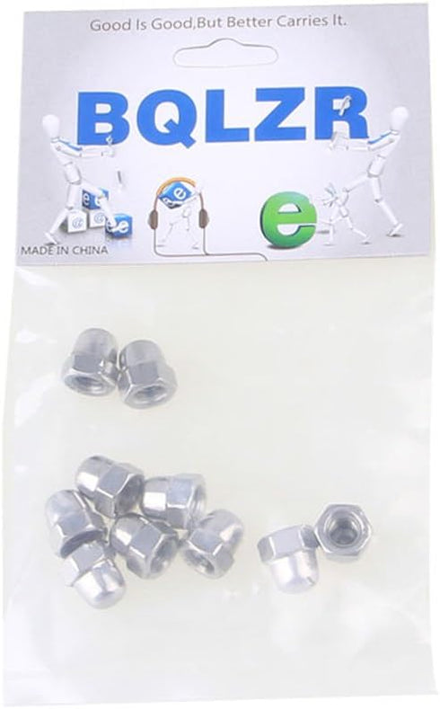BQLZR 304 Stainless Steel Cap Acorn Hex Nut M6 Right Hand Threads, Marine Replacement for 2007 XC90 & 2009 S-60, Pack