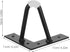 4pcs 10cm Abaodam Black Metal Hairpin Furniture Legs Height with Anti-Scratch Pads, V-Shape Steel Replacement Legs