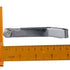 Offset Feeler Gauge, Stainless Steel Measuring Tool for Gap Width/Thickness, Durable Curved Feeler Gauge Woodworking