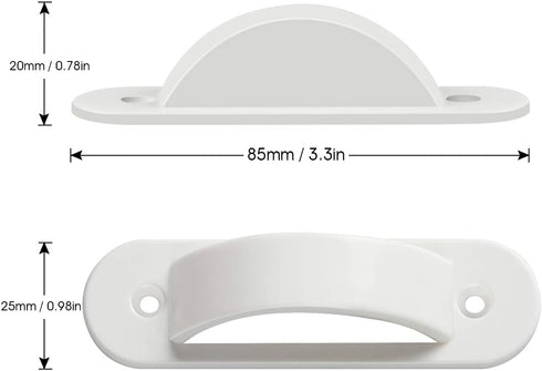 Wall Switch Guards Plate Covers - Child Safety Security Home Decor (4 Pack), White