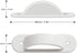 Wall Switch Guards Plate Covers - Child Safety Security Home Decor (4 Pack), White