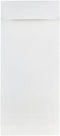 JAM PAPER #10 Policy Business Strathmore Envelopes - 4 1/8 x 9 1/2 - Bright White Wove - 50/Pack