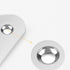 Tiberham 90 47 47 38 mm (Pack 4) Stainless Steel Corner Bracket, Degree Right Angle Corner Brace Plate, x x L Shaped