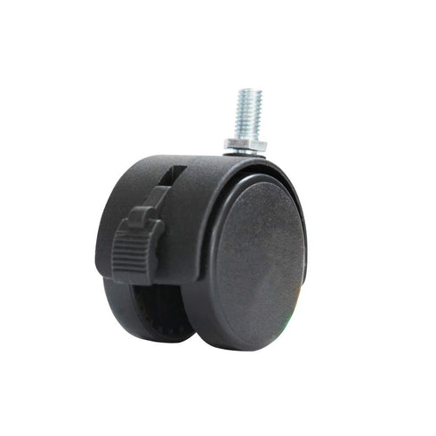 VIZ-PRO Mobile Whiteboard Caster Wheels, Black, Set of 4 for Easy Mobility