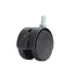 VIZ-PRO Mobile Whiteboard Caster Wheels, Black, Set of 4 for Easy Mobility