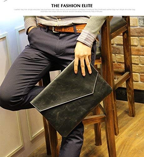 Vintage Pu Leather A4 Envelope File Clutch Bag