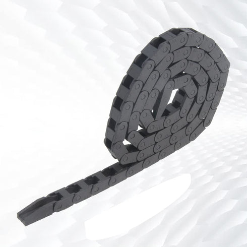 1 Meter Drag Chain Cable Carrier, 7x7mm Closed Type for 3D Printer and CNC Machines with Screwdriver Tool