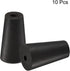 MECCANIXITY 10 Pieces Rubber Tapered Plug 10mm to 15mm, Black for Lab Home