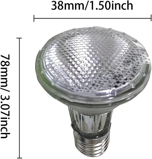 PAR20 Bulb 75W PAR20 100W Bulb PAR20 Bulbs 2700K AC110V Pack 6 Halogen Flood Beam Lighting Long Lasting Flood