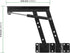 2 9.52 Inch 40 150N HAKZEON PCS Lift Up Top Coffee Table Hinge with Mounting Screws, Folding Hinge Rack Mechanism
