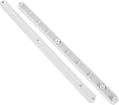 2pcs Side Mounted Plastic Drawer Slides Smooth Sliding Rails for Wardrobe Cabinet
