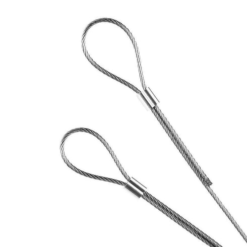 120pcs Aluminum Sleeve for Wire Rope and Cable - 3/32 Diameter