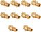 (Pack of 10) EFIELD 1/2 inch Press X 1/2 inch PEX-A Expansion Coupling Brass Adapters for Pipe Connection