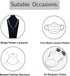 C&L Accessories Lanyards for ID Badges, Beaded Wooden Natural Stone Lanyard for Keys and Eyeglasses Chains (Amazonite