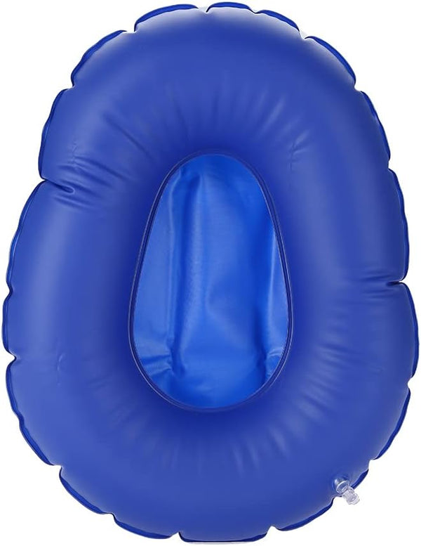 MOTOULAX Bedsore Chair 16123 Blue Cushion Professional Inflated Portable Chair Cushion Folding Back